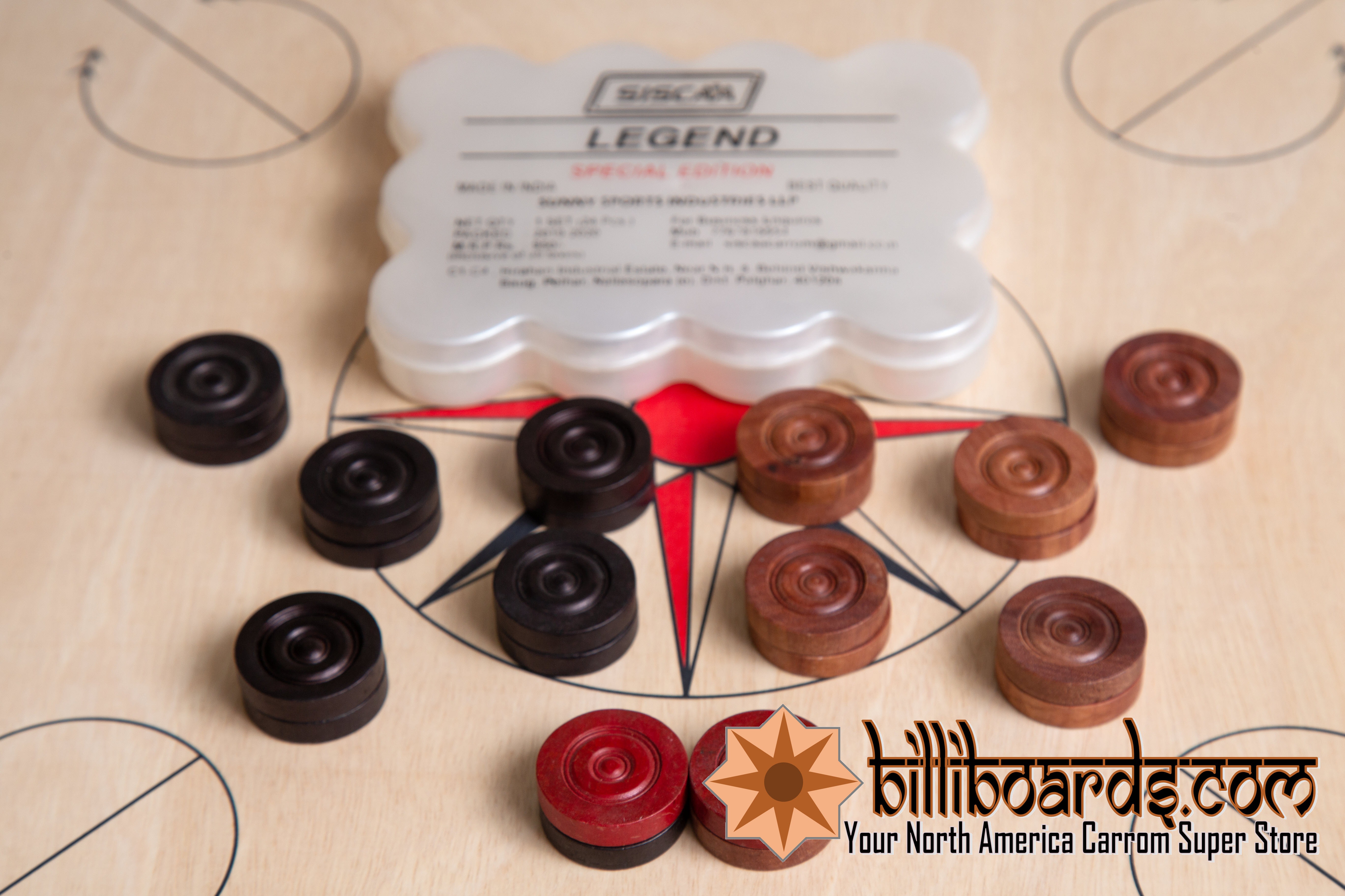 siscaa legend carrom coins