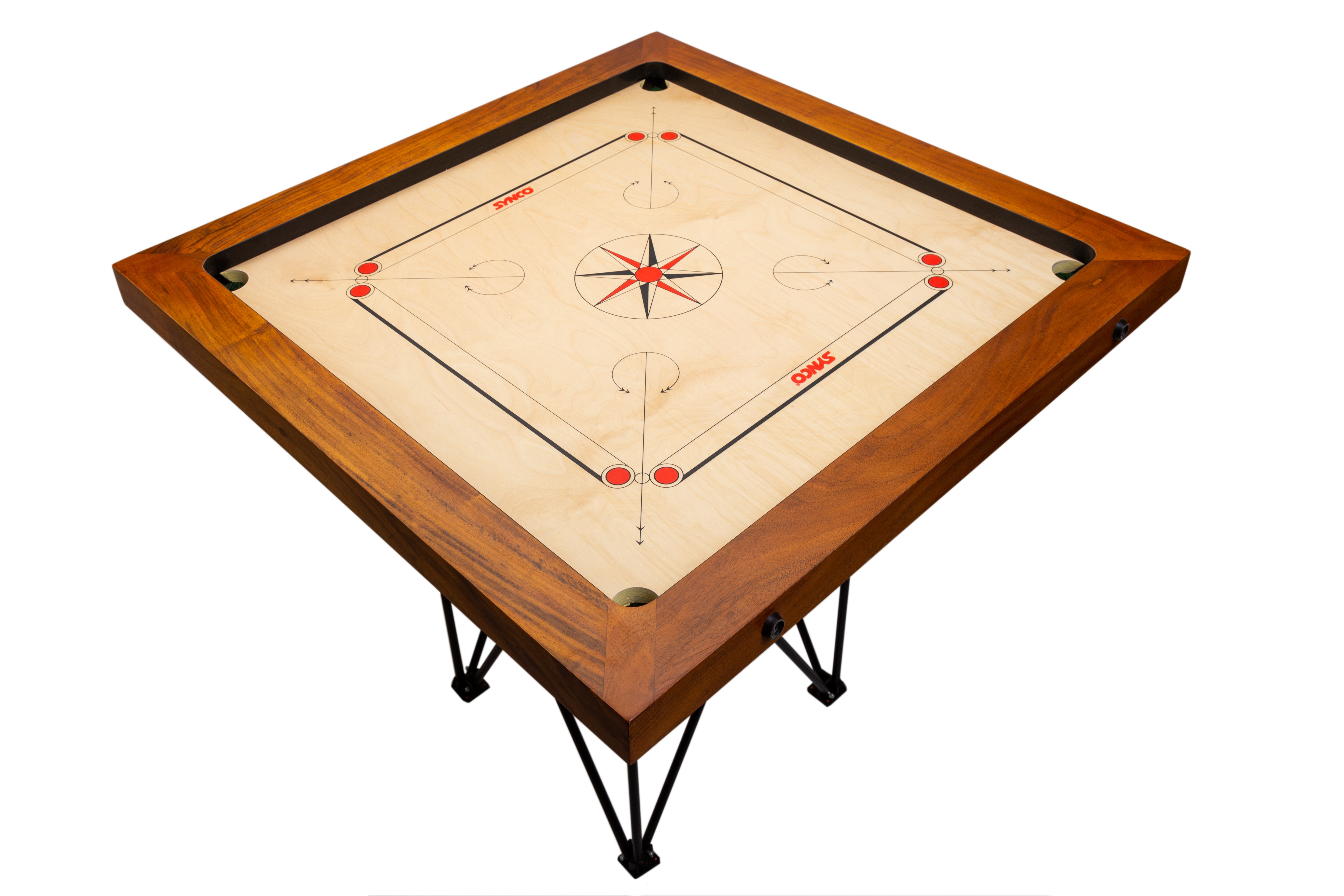 Siscaa  carrom board comes with all accessories 